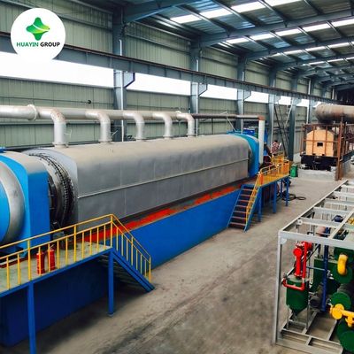 calidad  Continuous Tire Pyrolysis Plant Continuous Waste Tire Pyrolysis Plant With Stainless Steel Reactor fábrica