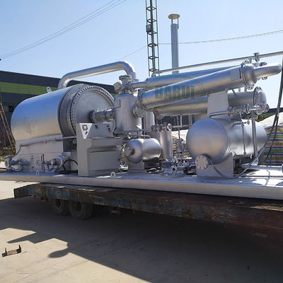 calidad  Movable Skid Mounted Plastic Pyrolysis Wood Pyrolysis Plant Gasoline And Oil Machine fábrica